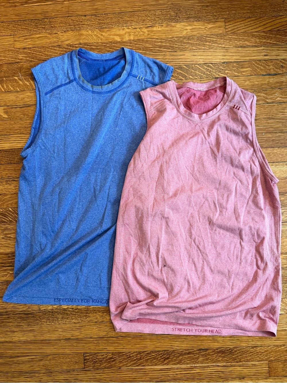 Lululemon Sleeveless Athletic Tank Top - Blue & Pink